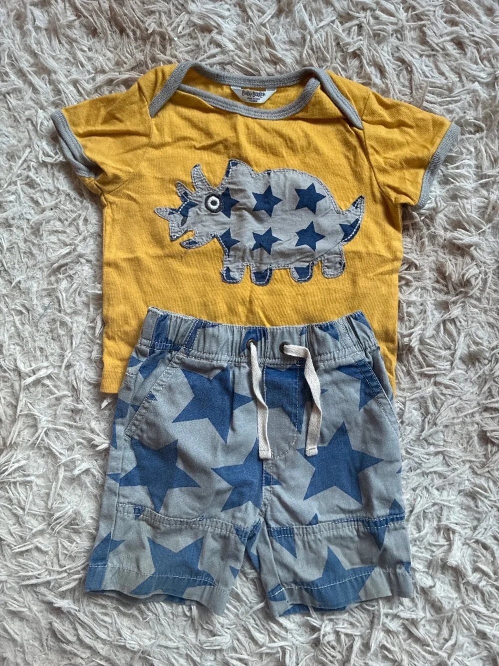 Baby Boden Shorts and Shirt Set Size 3-6 Months
